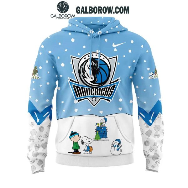 Dallas Mavericks Peanuts Snoopy Christmas Days NBA 2024 Hoodie T-Shirt