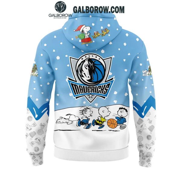 Dallas Mavericks Peanuts Snoopy Christmas Days NBA 2024 Hoodie T-Shirt