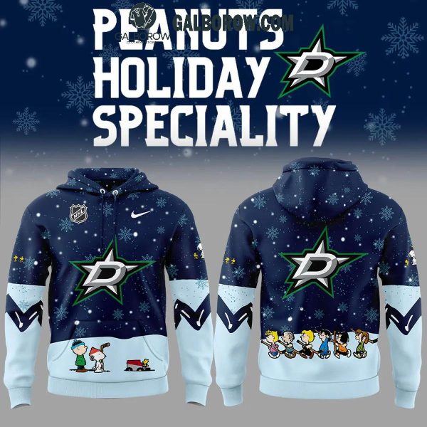 Dallas Stars Night Of Christmas With Peanuts Snoopy 2024 Hoodie T-Shirt