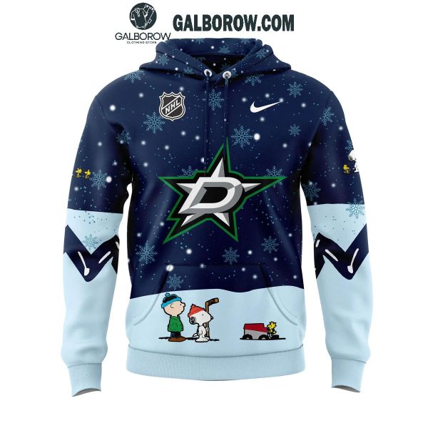 Dallas Stars Night Of Christmas With Peanuts Snoopy 2024 Hoodie T-Shirt