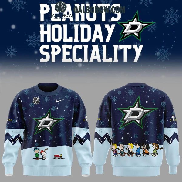 Dallas Stars Night Of Christmas With Peanuts Snoopy 2024 Hoodie T-Shirt