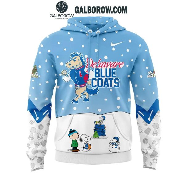 Delaware Blue Coats Peanuts Season Snoopy Basketball Hoodie T-Shirt