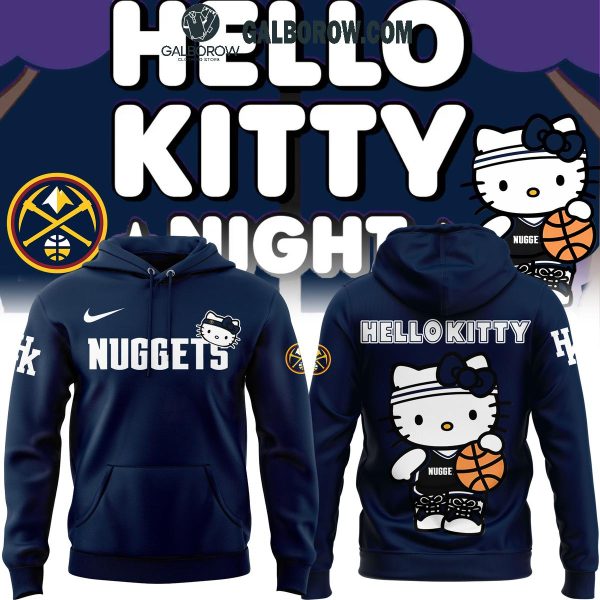 Denver Nuggets Hello Kitty Celebration 50 Years Basketball Hoodie T-Shirt