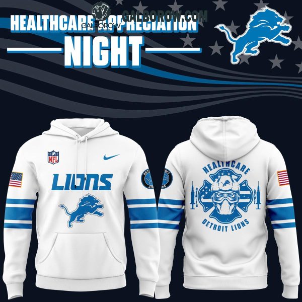 Detroit Lions 2024-2025 2024 Healthcare Appreciation Night Hoodie T-Shirt