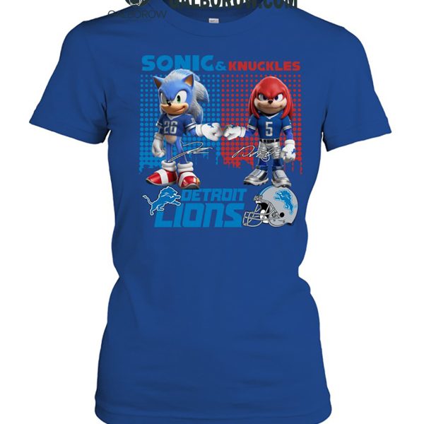 Detroit Lions Sonic And Knuckles The Champions NFC 2024 T Shirt2B3 r5XBq.jpg