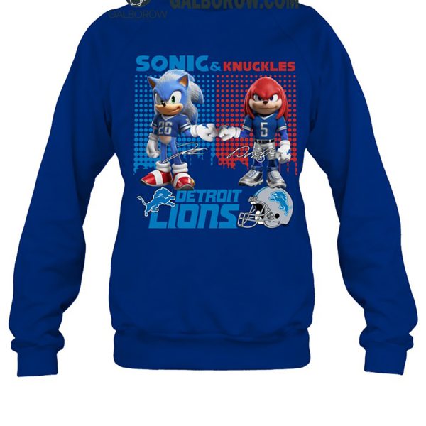 Detroit Lions Sonic And Knuckles The Champions NFC 2024 T Shirt2B4 9cPSA.jpg