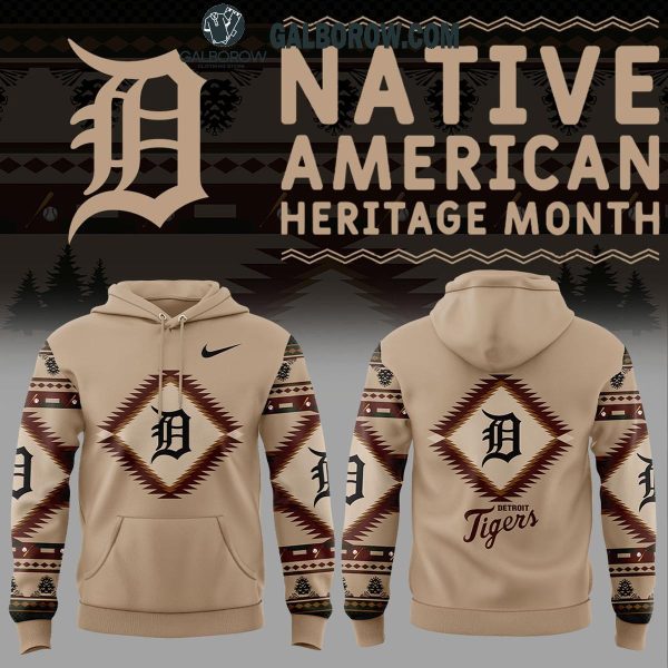 Detroit Tigers Baseball Be Proud Of Native American Heritage Hoodie T-Shirt