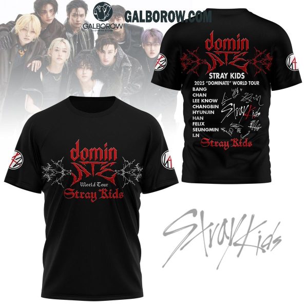 Domin Stray Kids 2025 Dominate World Tour Hoodie T Shirt