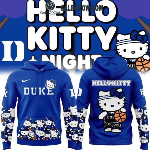 Duke Blue Evils Hello Kitty 2024 Worldwide Celebration Hoodie T-Shirt