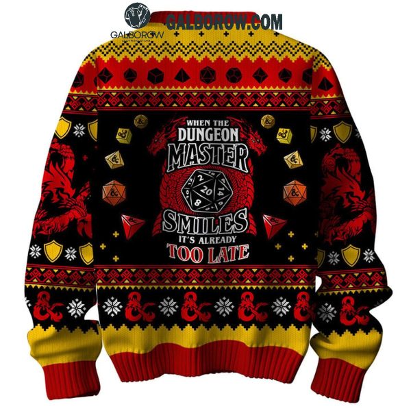 Dungeon & Dragons When The Master Smile It’s Already Late Ugly Sweater