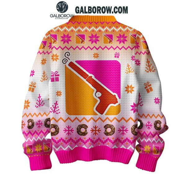 Dunkin’ Donuts Deny Defend Depose 2024 Christmas Ugly Sweater