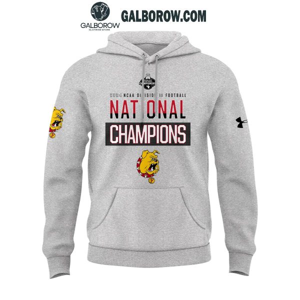 Ferris State National Champions 2024 Grey Design Hoodie T Shirt