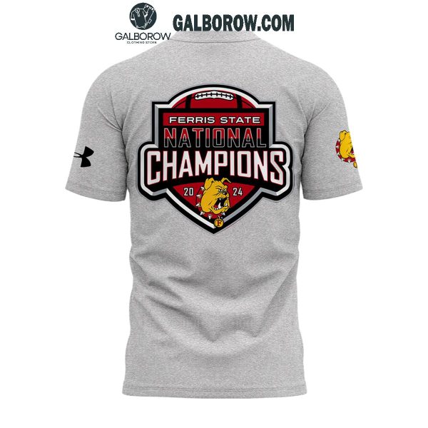 Ferris State National Champions 2024 Grey Design Hoodie T Shirt