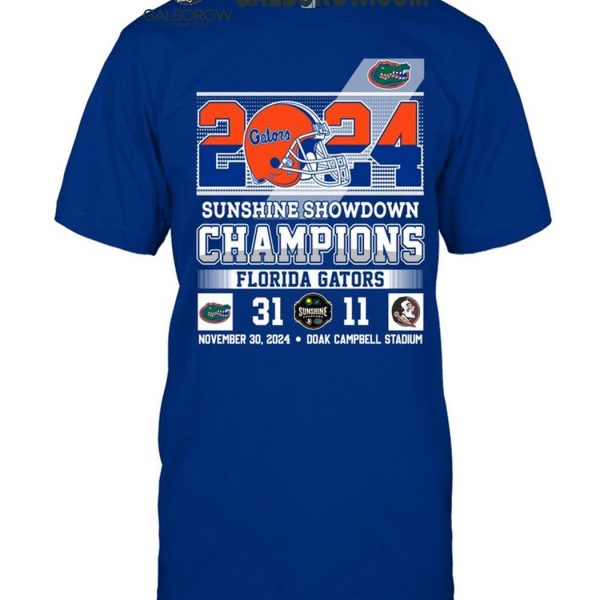 Florida Gators 2024 Sunshine Showdown Champions T-Shirt