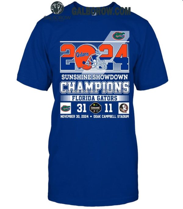 Florida Gators 2024 Sunshine Showdown Champions T-Shirt