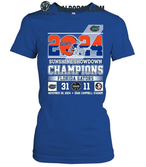 Florida Gators 2024 Sunshine Showdown Champions T-Shirt