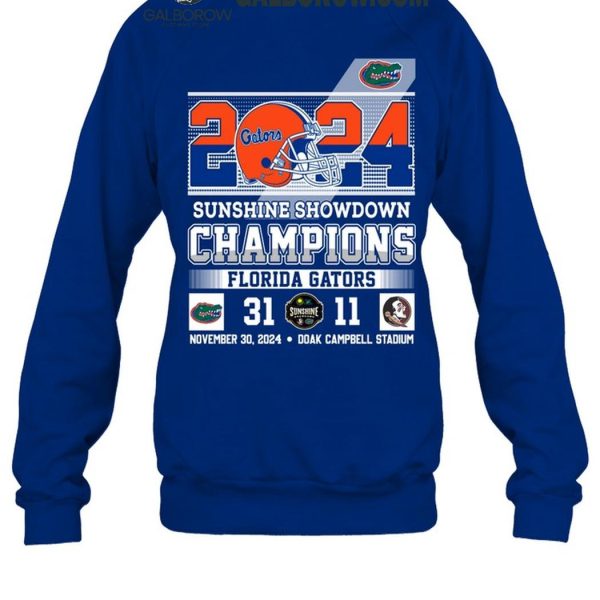 Florida Gators 2024 Sunshine Showdown Champions T Shirt