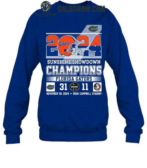 Florida Gators 2024 Sunshine Showdown Champions T-Shirt