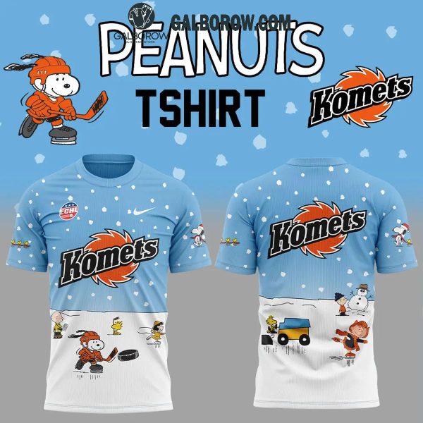 Fort Wayne Komets 2024 Winter Snoopy Holidays Peanuts Sweatshirt Hoodie T-Shirt