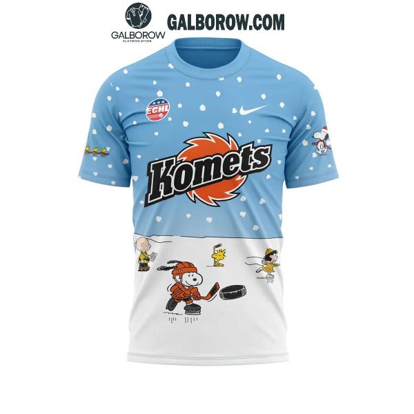 Fort Wayne Komets 2024 Winter Snoopy Holidays Peanuts Sweatshirt Hoodie T-Shirt