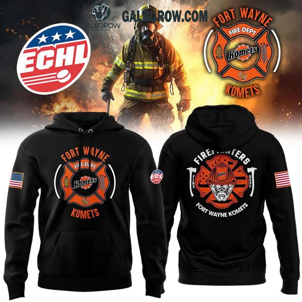 Fort Wayne Komets Firefighter Appreciation Night Just Celebrate Hoodie T-Shirt