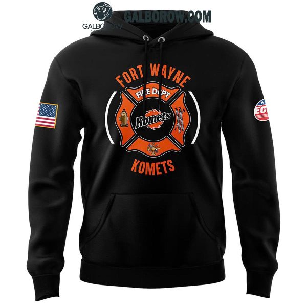 Fort Wayne Komets Firefighter Appreciation Night Just Celebrate Hoodie T-Shirt