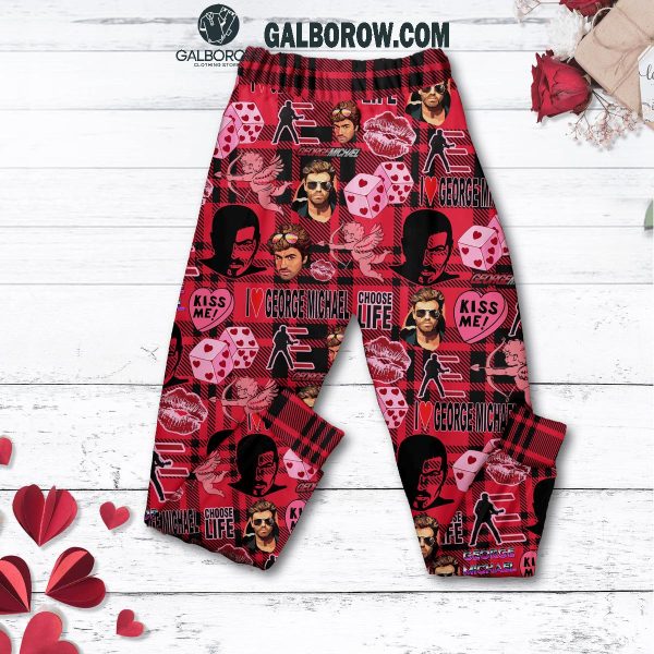 George Michael You Put The Boom Into My Heart Fleece Pajamas Set