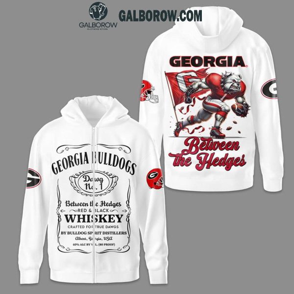 Georgia Bulldogs Between The Hedges No. 1 Dawgs Spirit Hoodie T-Shirt