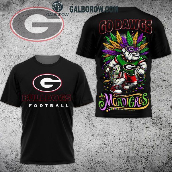 Georgia Bulldogs Go Dawgs Mordigras 2025 Hoodie T-Shirt