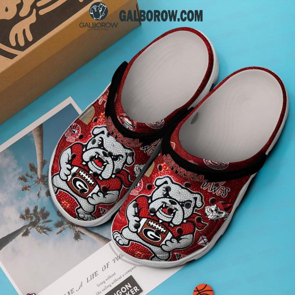 Georgia Bulldogs I Woof You Valentine 2025 Crocs Clogs