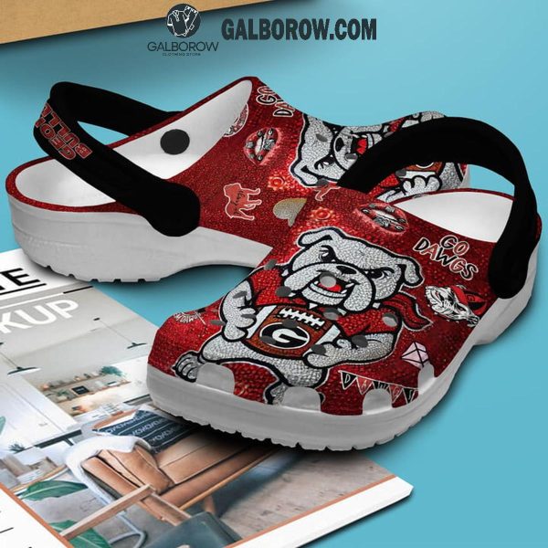 Georgia Bulldogs I Woof You Valentine 2025 Crocs Clogs