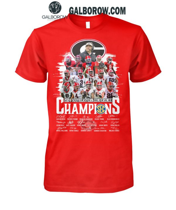 Georgia Bulldogs SEC Champs Southeastern Conference Champions 2024 T-Shirt