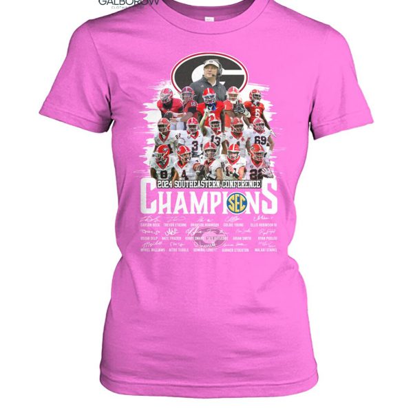 Georgia Bulldogs SEC Champs Southeastern Conference Champions 2024 T Shirt2B2 hEEzy.jpg