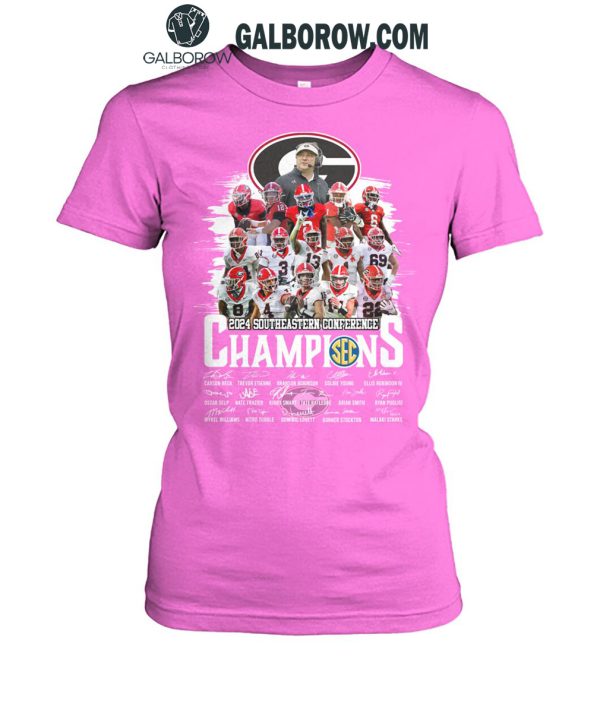 Georgia Bulldogs SEC Champs Southeastern Conference Champions 2024 T-Shirt