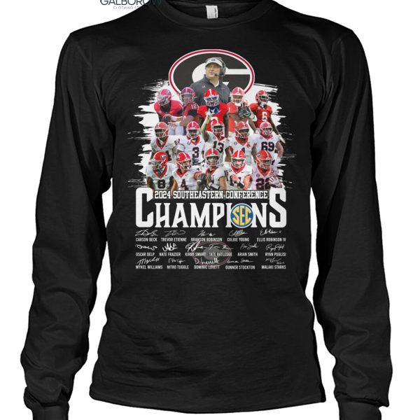 Georgia Bulldogs SEC Champs Southeastern Conference Champions 2024 T Shirt2B4 NG8Yw.jpg