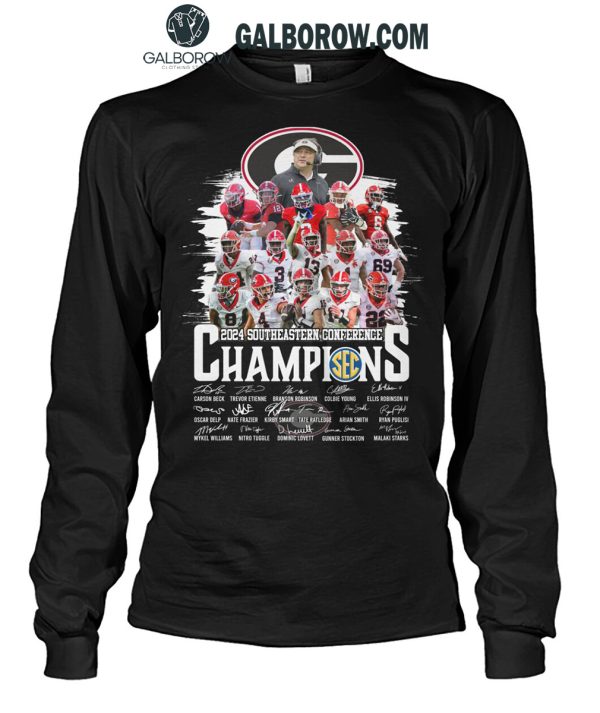 Georgia Bulldogs SEC Champs Southeastern Conference Champions 2024 T-Shirt