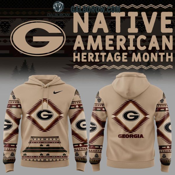 Georgia Football Native American Heritage Hoodie T Shirt