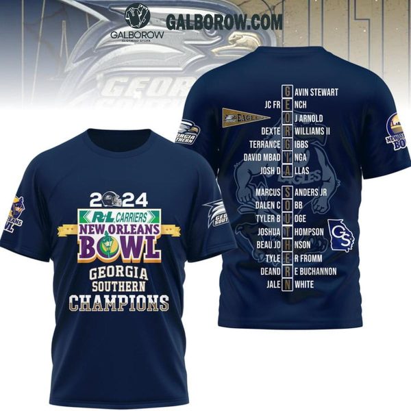 Georgia Southern Eagles 2024 New Orleans Bowl Champions Cheers Hoodie T-Shirt