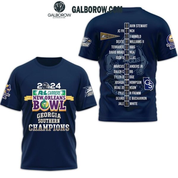 Georgia Southern Eagles 2024 New Orleans Bowl Champions Cheers Hoodie T-Shirt