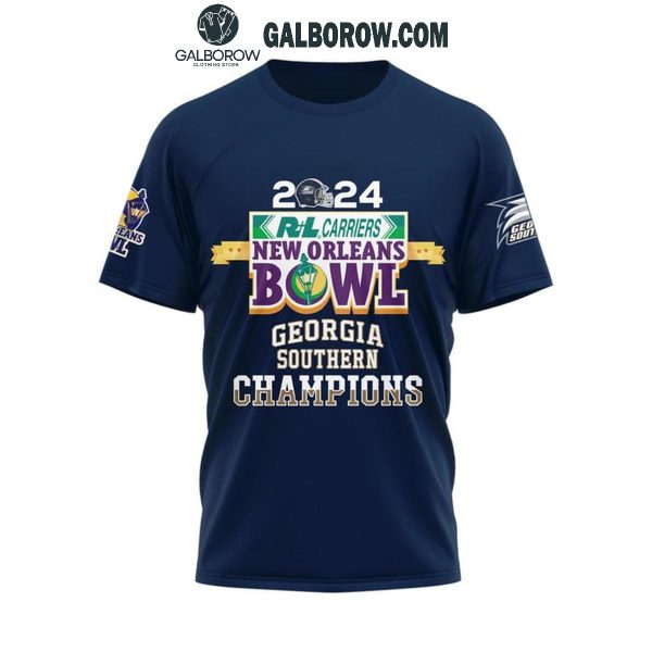 Georgia Southern Eagles 2024 New Orleans Bowl Champions Cheers Hoodie T-Shirt