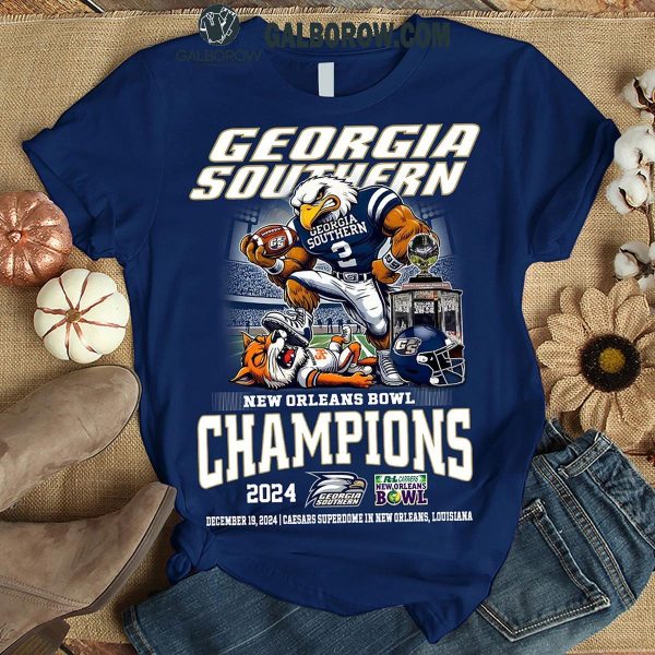 Georgia Southern Eagles New Orleans Bowl Champs 2024 T-Shirt