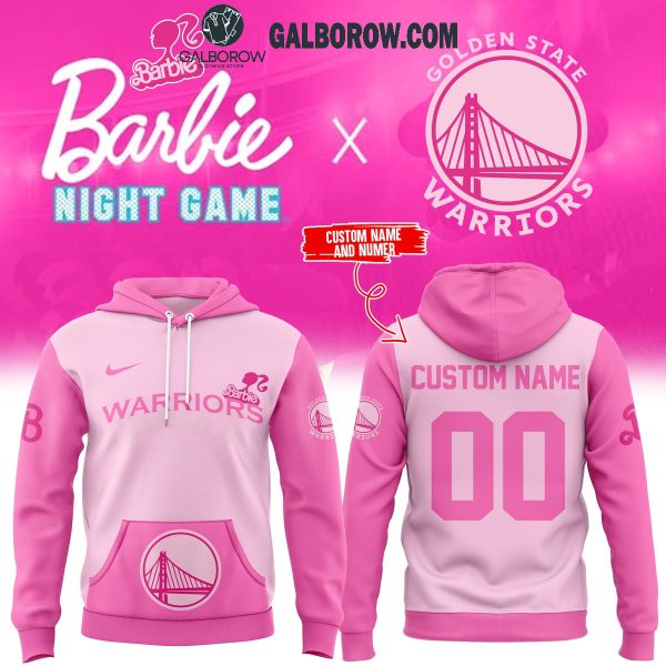 Golden State Warriors Barbie In The Barbie World 2024 Personalized Hoodie T-Shirt