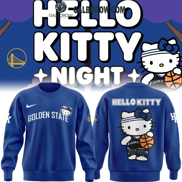 Golden State Warriors Hello Kitty Memory 50 Years 2024 Hoodie T-Shirt