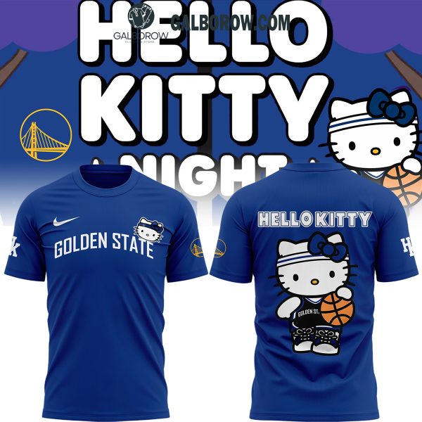 Golden State Warriors Hello Kitty Memory 50 Years 2024 Hoodie T-Shirt