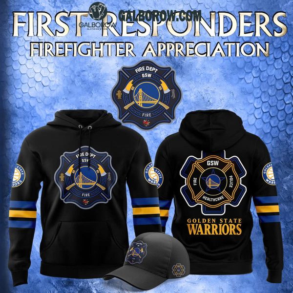 Golden State Warriors Honoring 2024 Firefighter Appreciation Night Hoodie T-Shirt