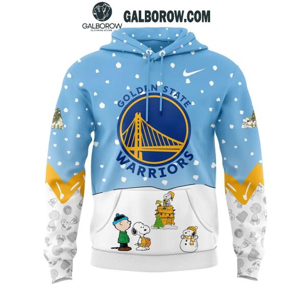 Golden State Warriors Peanuts Snoopy Christmas Days NBA 2024 Hoodie T-Shirt