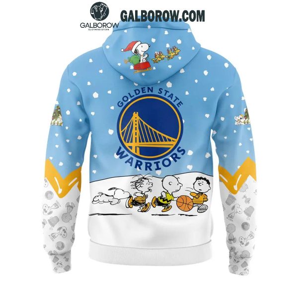 Golden State Warriors Peanuts Snoopy Christmas Days NBA 2024 Hoodie T-Shirt