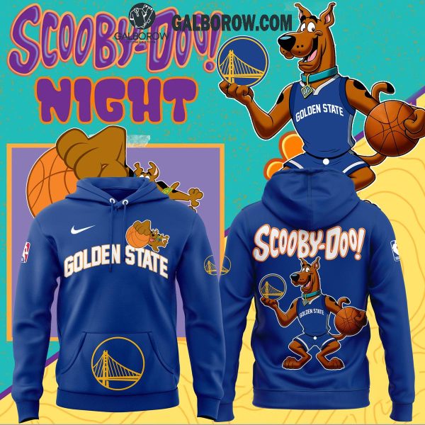 Golden State Warriors Scooby-Doo Night Winter 2024 Hoodie T-Shirt