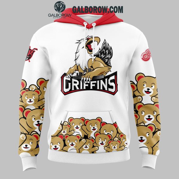 Grand Rapids Griffins 2024 Celebrating Teddy Toss Hoodie T-Shirt