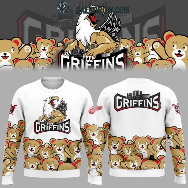 Grand Rapids Griffins 2024 Celebrating Teddy Toss Hoodie T-Shirt